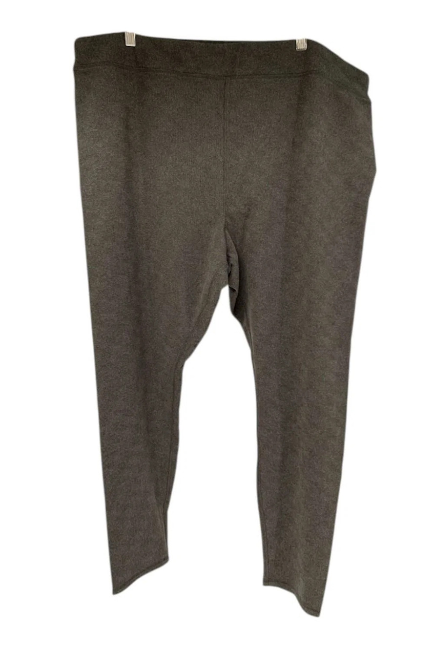 HUE Women's Ultra Brushed Rib Legging Charcoal - Regular